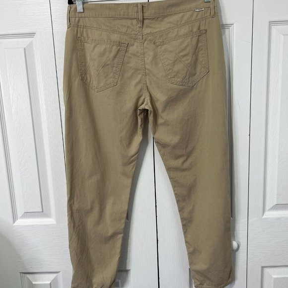 Mother Denim THE DROPOUT On the Island Khaki Pants Size 28 - Picture 4 of 11